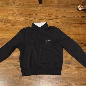 Men's Mercedes Black Half-Zip Sweater